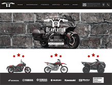 Tablet Screenshot of beavertonmotorcycles.com